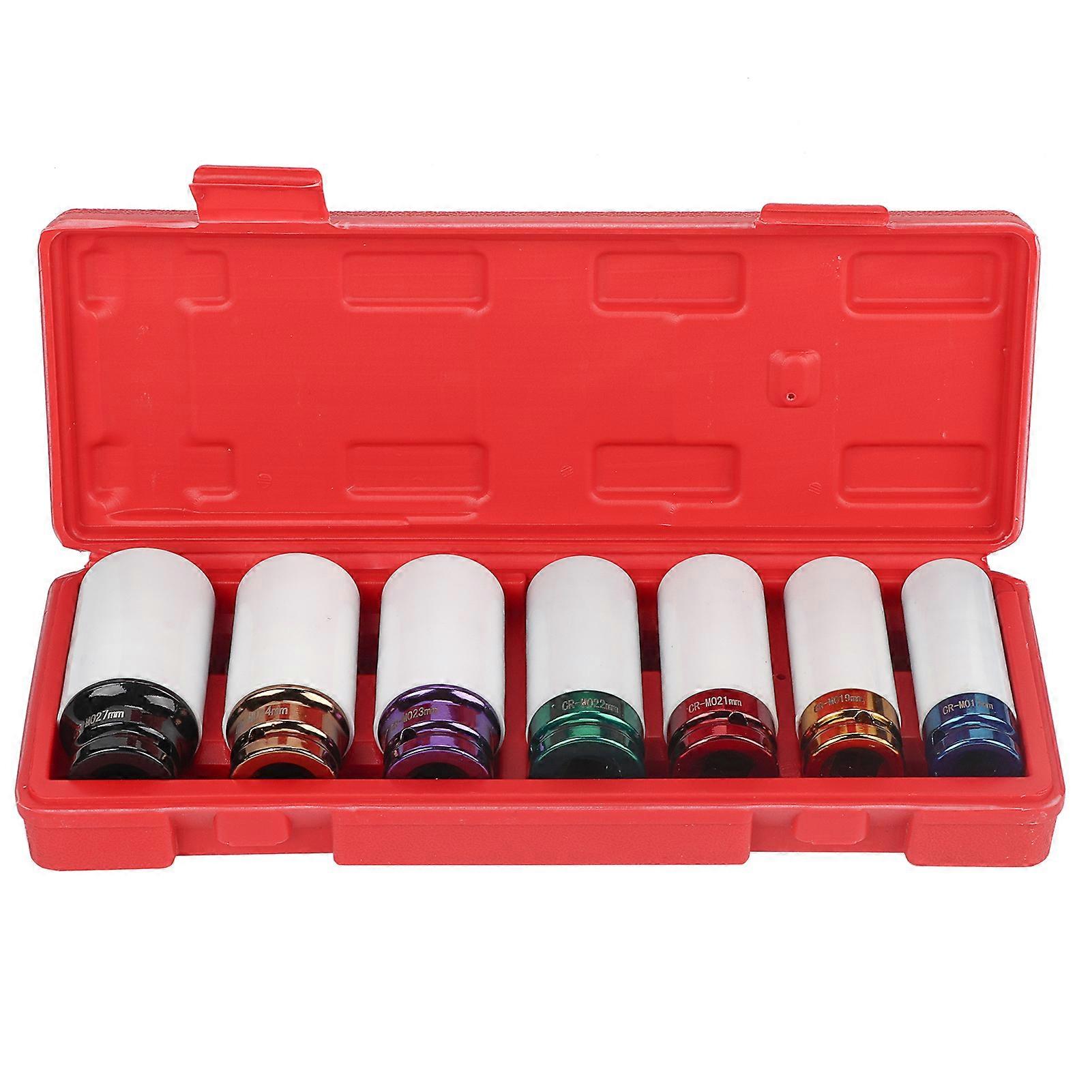 1/2" Drive Impact Socket Set for Cobra 7 Pcs Thin Wall