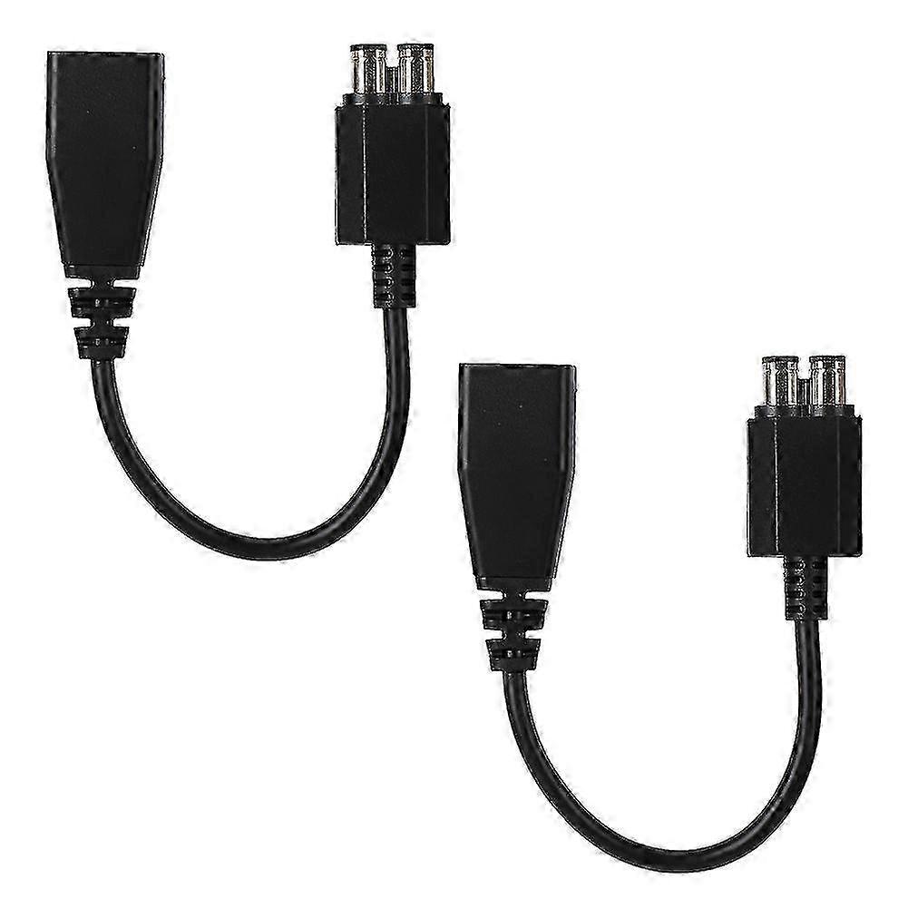 ABS Thicken Line Power Conversion Cable for Xbox 360 & Xbox 360 Slim Consoles: 2 Pcs Set