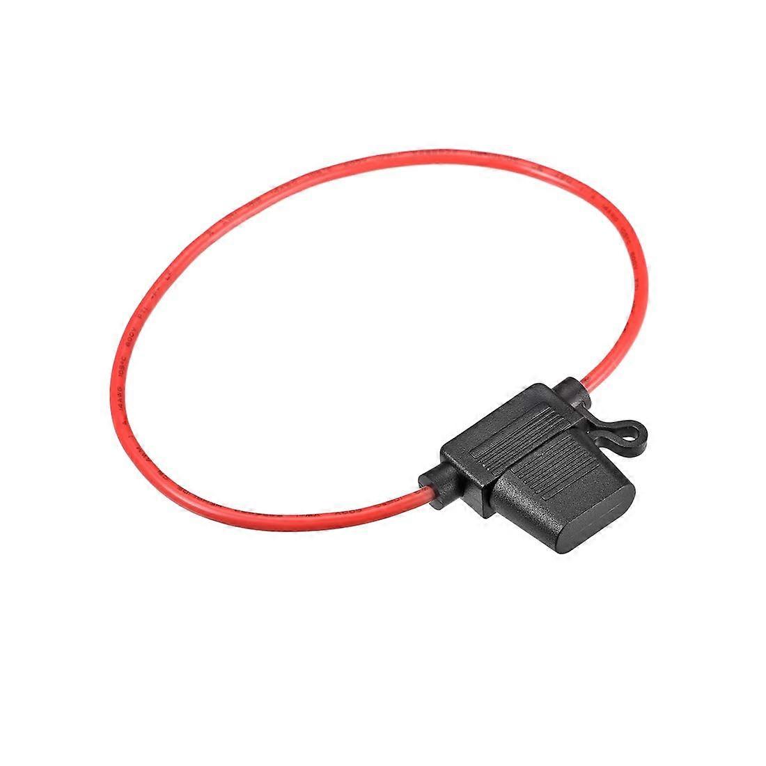 Fuse Holder Inline 14AWG Waterproof Black For ATC/ATO Fuse