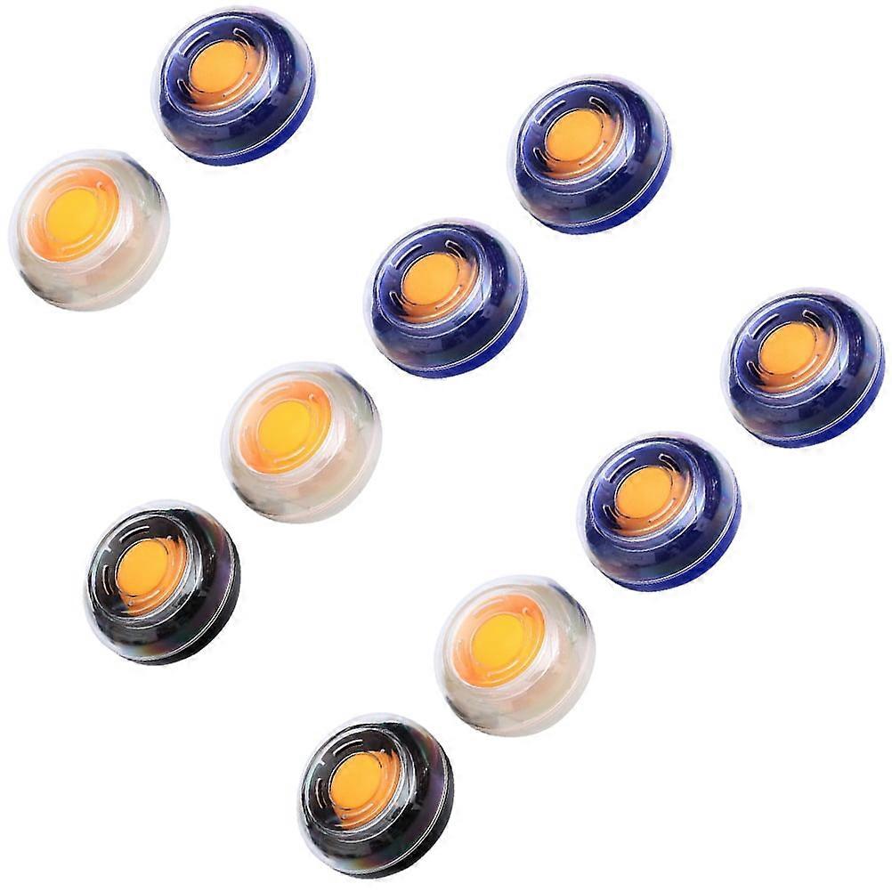 10Pcs Sponge Cup Wet Hand Fingertip Moistener Sponge Finger Wetted Tool for Counting Cash (Random Color)