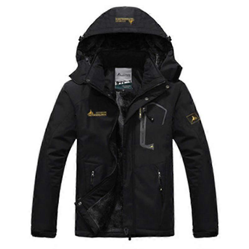 Män's Hooded Warm Coat Winter Parka Jacket