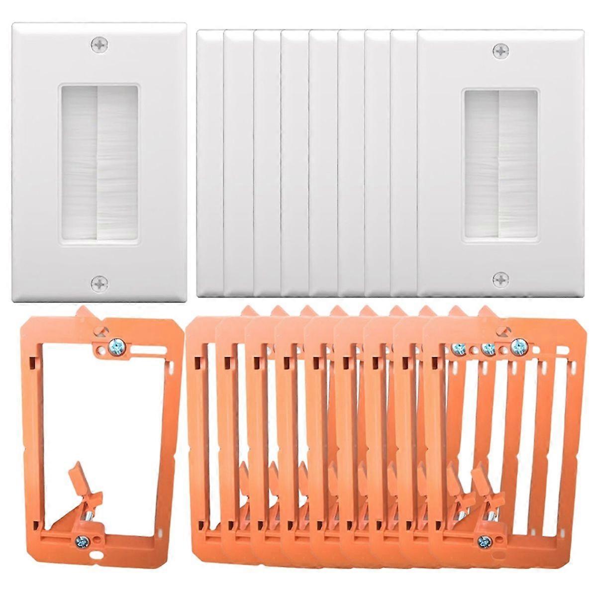 10PCS Brush Wall Plate
10Pack Brush Wall Plate