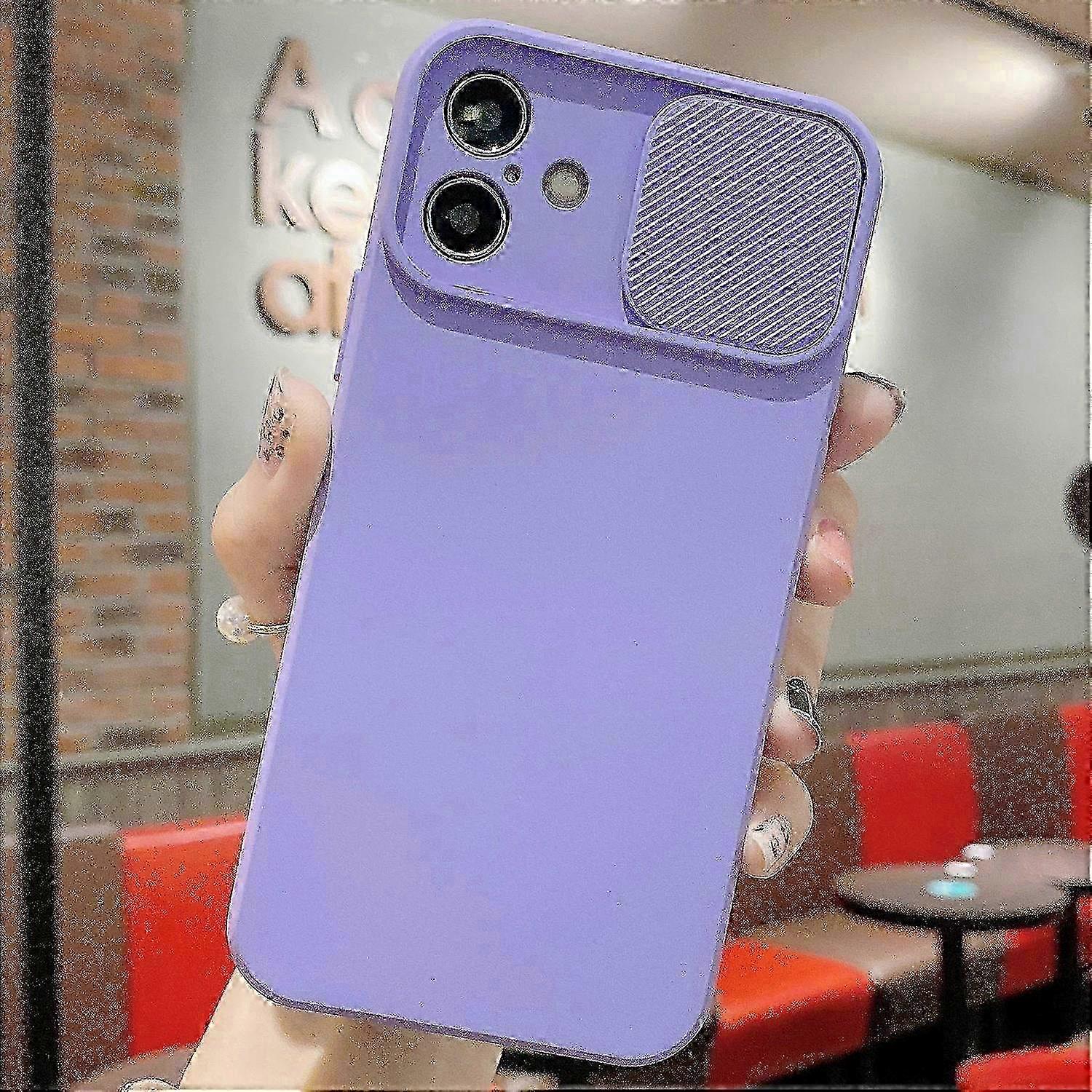 Slid Camera Shield TPU Case For iPhone 16 Plus