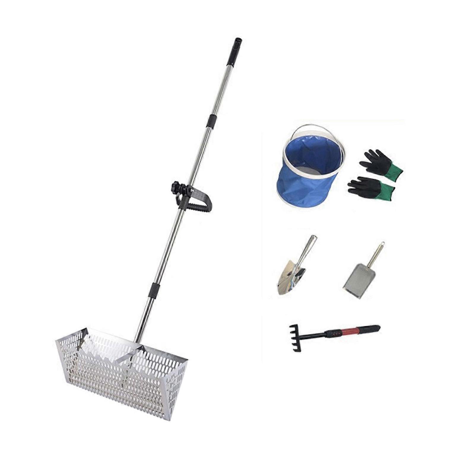 Professional Marine Harvesting Set Includes 6 Rustproof Equipment For Coastal Foraging And Beachcombing Multicolor