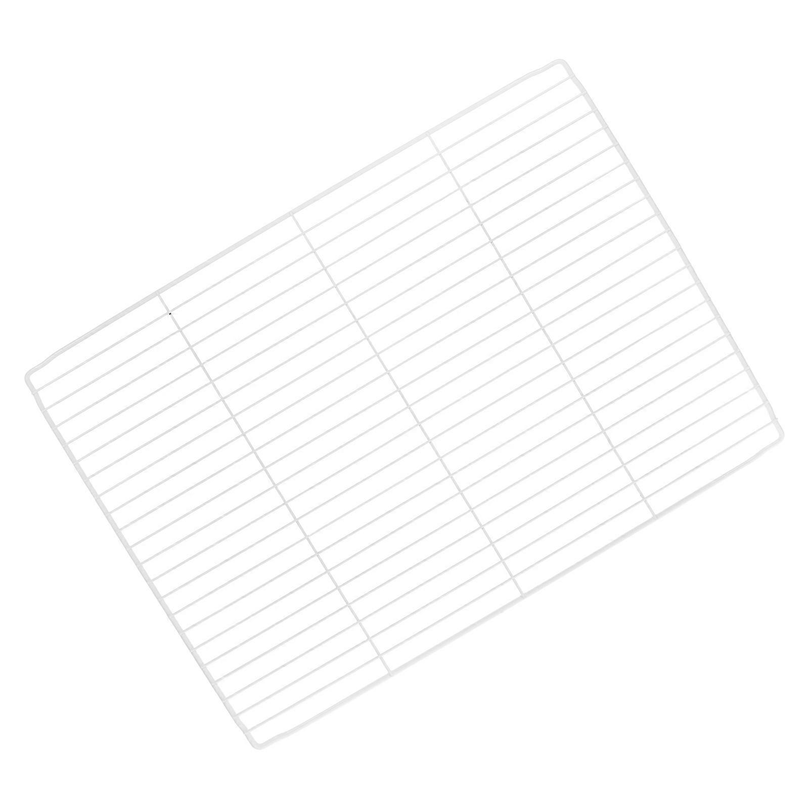 White Iron Freezer Shelf Divider Fridge Partition Organizer for Storage