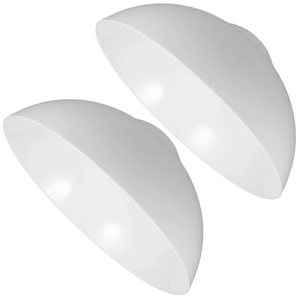 White Acrylic Lamp Shade for Ceiling Light Use with 2Pcs Accessories