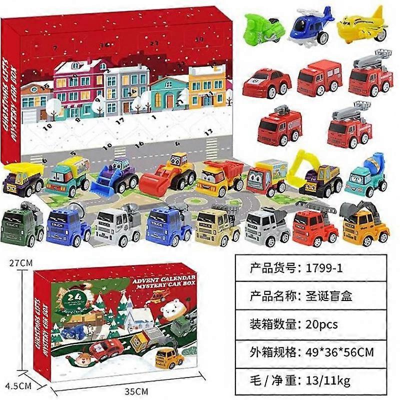 Christmas Countdown  24 Advent Calendar, Blind Boxy679