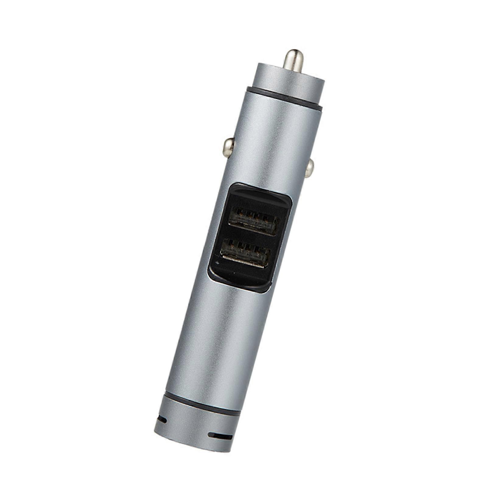 Upgrades Car Charges Diffuser with Double  USB Ports Fragrant  Tablets Aluminum Longlasting Fragrances for Commuters Multicolor