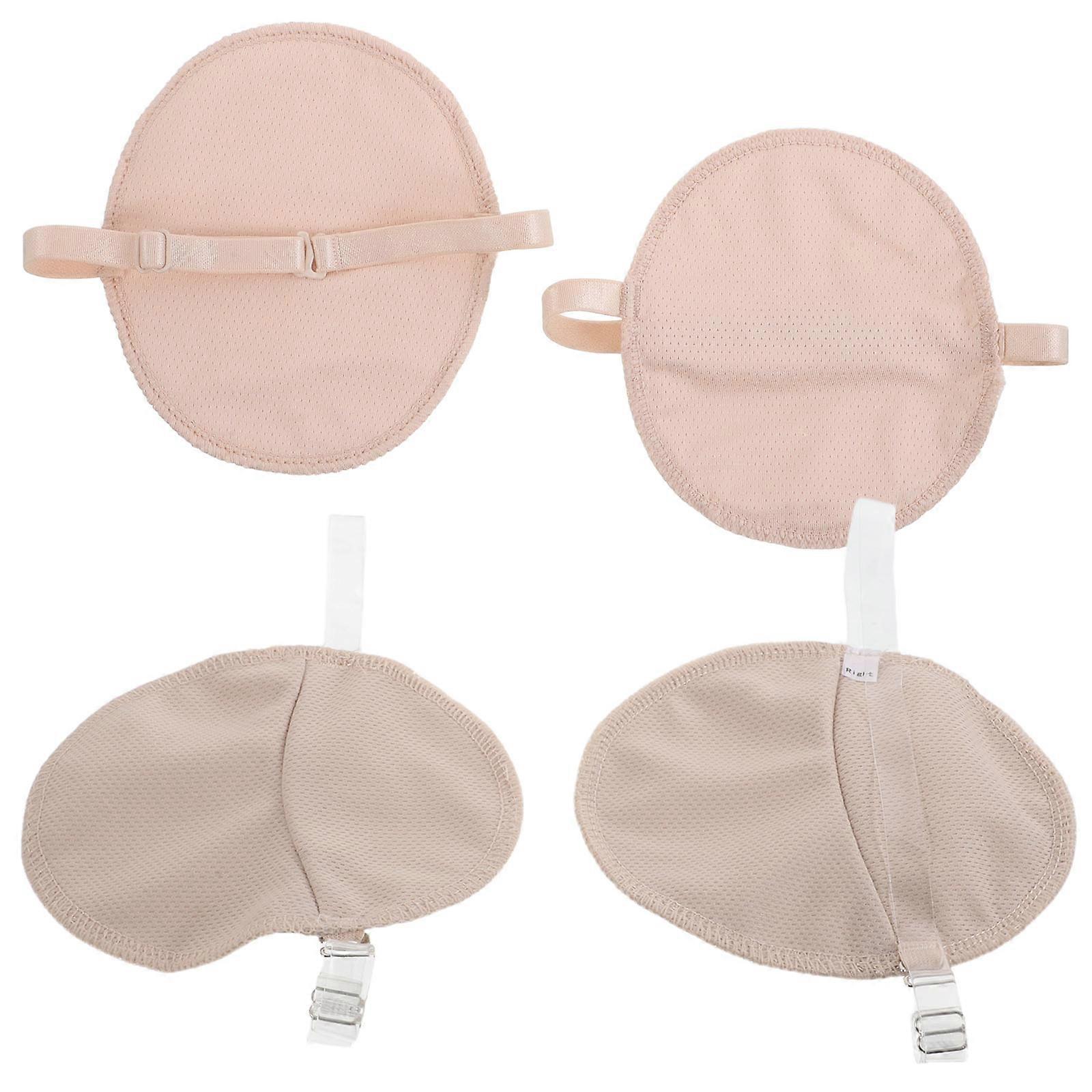 Armpit Pads for Sweat Absorbing 4Pcs Reusable Soft Breathable Underarm Pads for Women