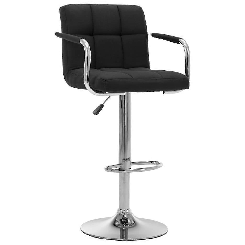 Barhocker Schwarz Stoff