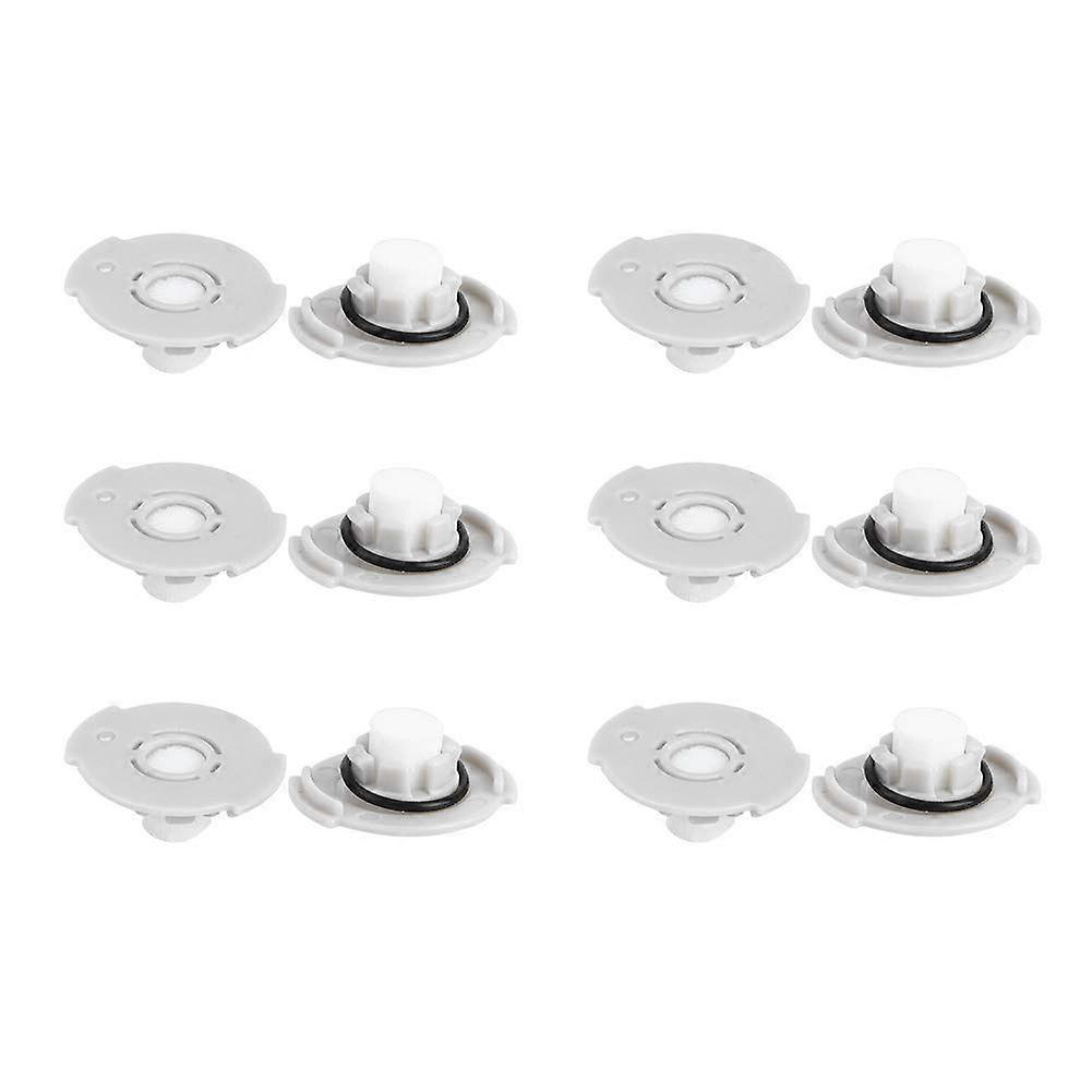 12pcs Robot Vacuum Cleaner Filter Set with Dual ABS Elements for Compatible Replacement