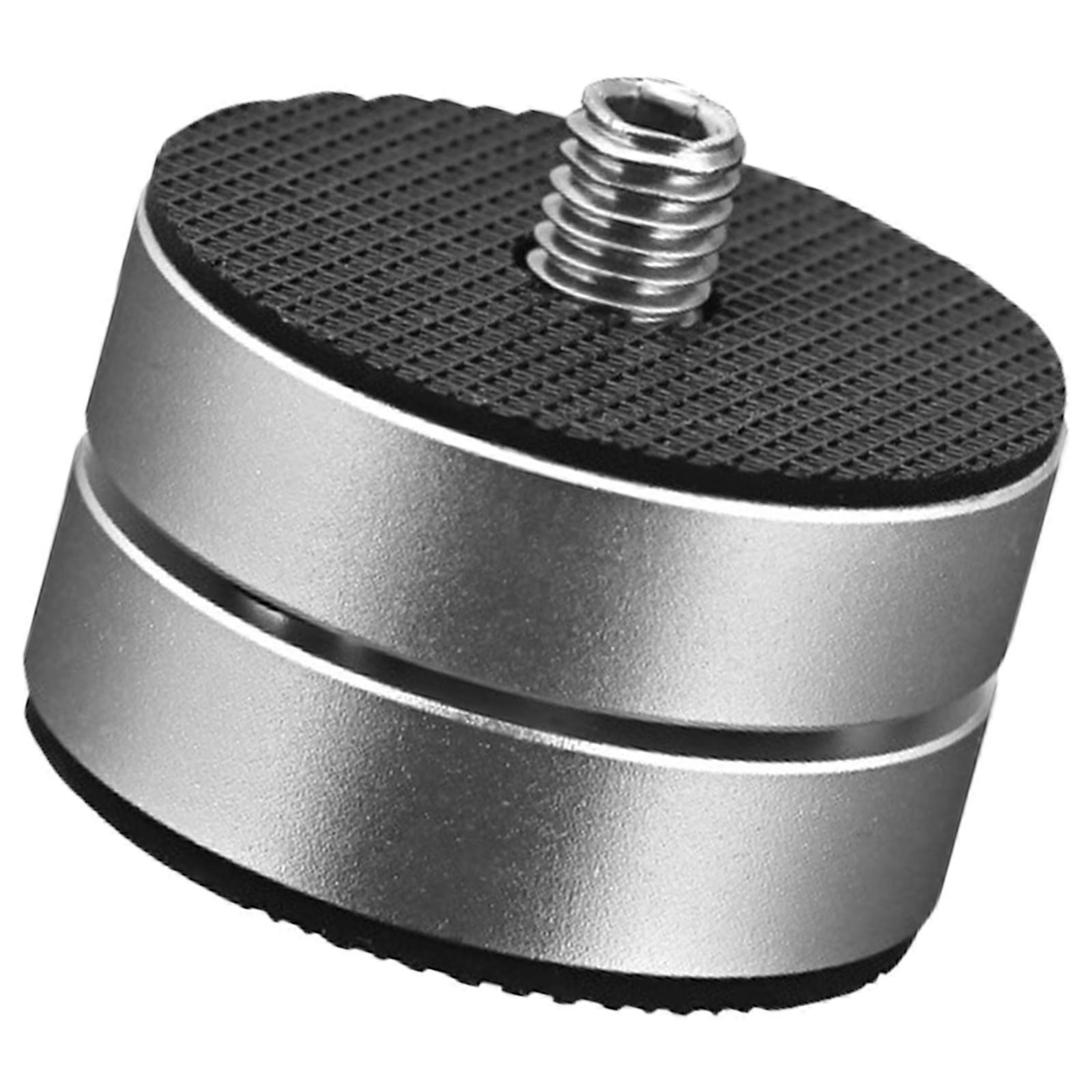 衝撃吸収アンプパッド、二重目的の聴覚機器付きアンプ、足、安定性を高めます、滑り止め、足、シルバーS