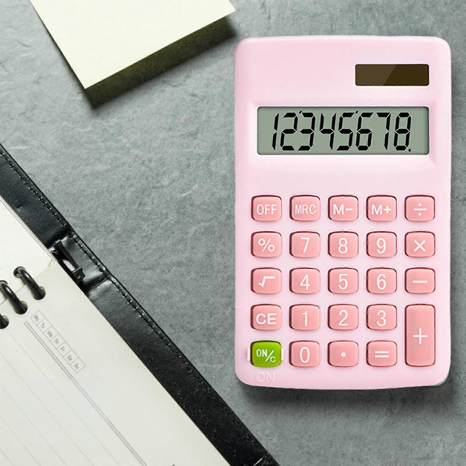 ZKCCNUK Office Supplies Computer Elementary School Children's Stationery Mini Office Color Calculator Cute 8-Digit Calculator on Clearance