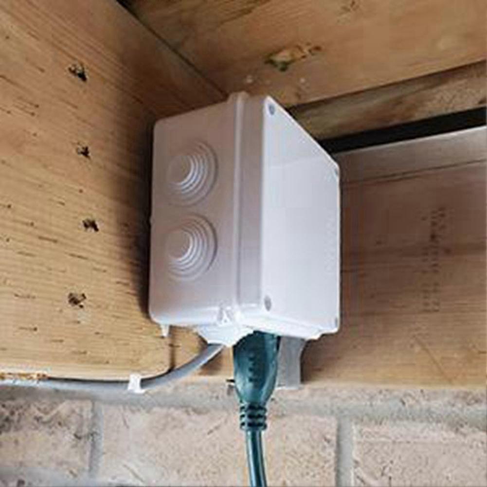 IP65 Waterproof Junction Box ABS Plastic Dustproof Universal Electrical Enclosure Outdoor & Indoor Project Box