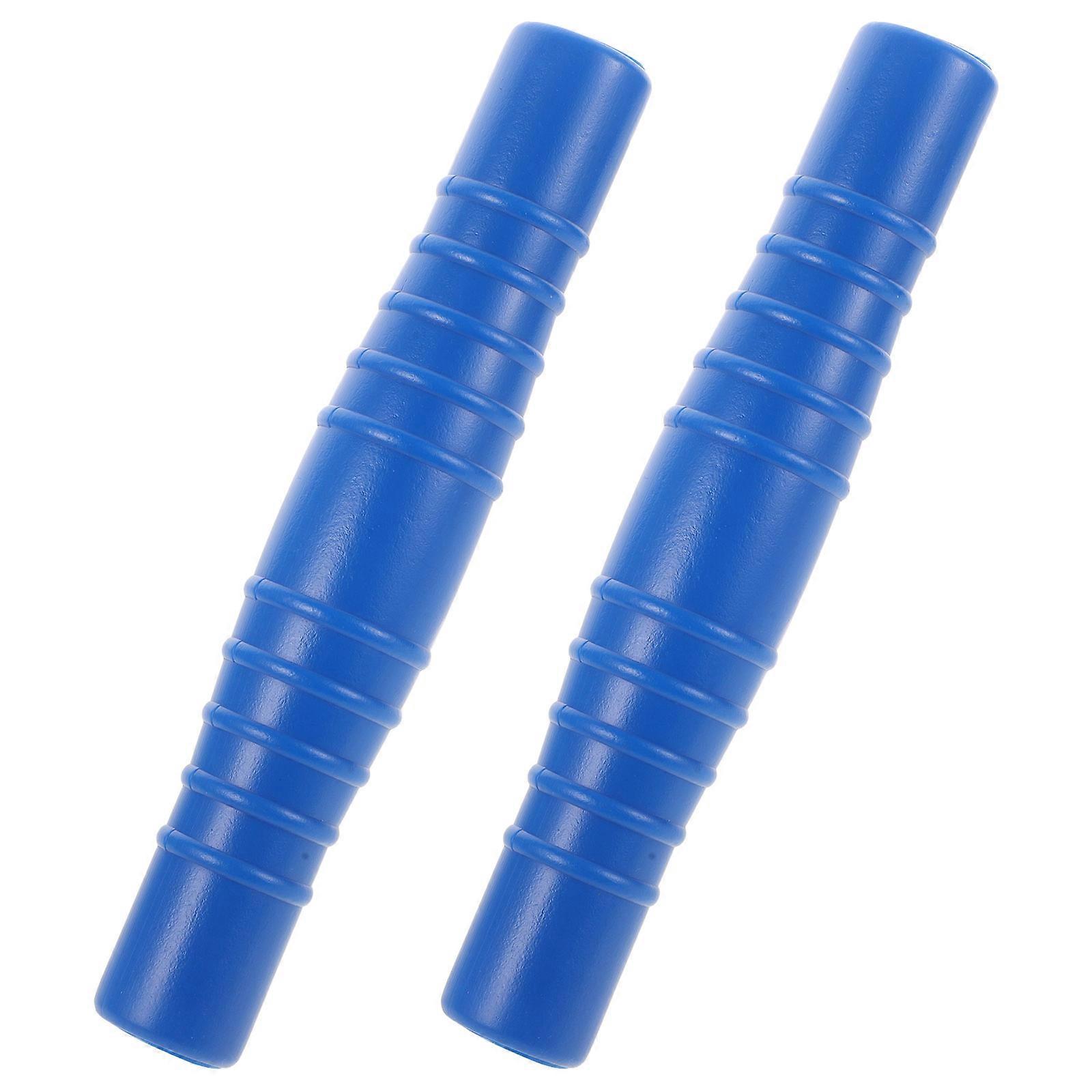 Pool Vacuum Hose Connector Pipe Joint for Pool Supply 2Pcs Blue Plastic