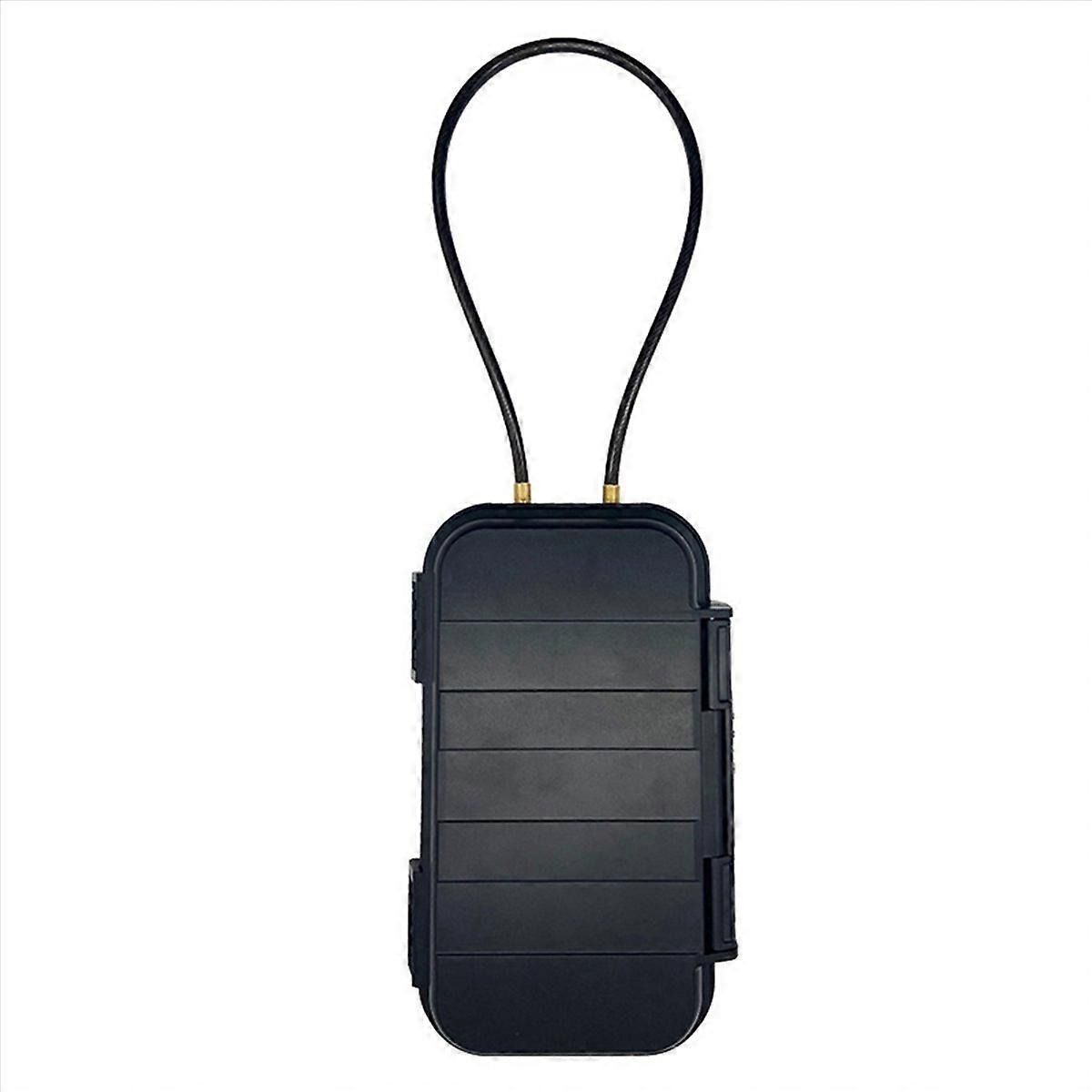 Portable Storage Box Beach Safe 4-Digit Combination Lock