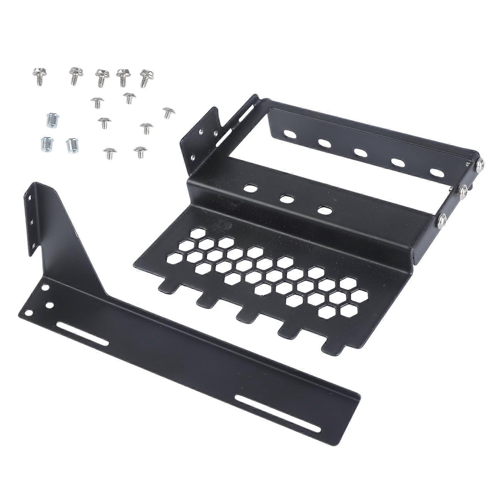 SXJ-B Vertical GPU Holder Metal GPU Angle Converter Bracket for Desktop PC Case  Black