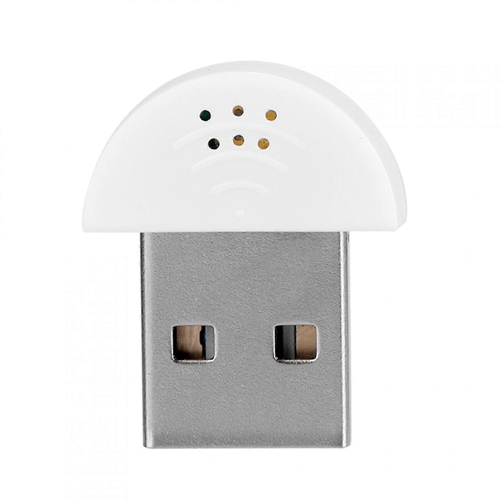 Baverta Mini micrófono - Mini micrófono de Voz de Estudio portátil USB(Blanco)