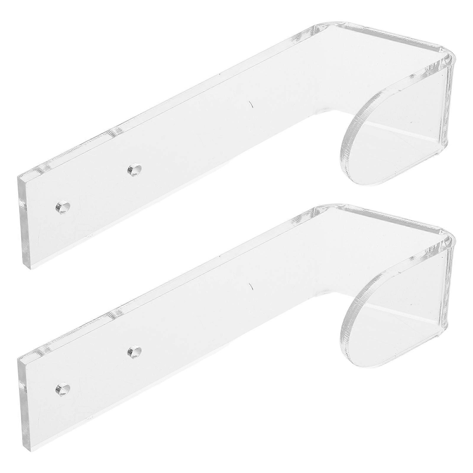 2Pcs Keyboard Wall Rack for Storage Clear Acrylic Holder for Mechanical Keyboards