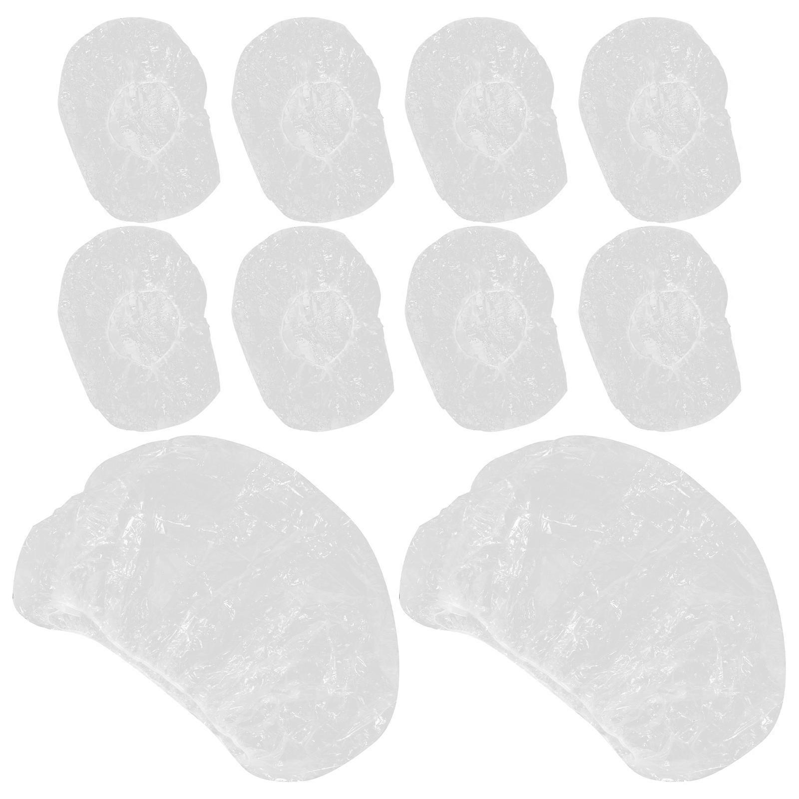 Disposable Backpack Rain Cover for Protection 10Pcs Transparent Plastic Sleeves