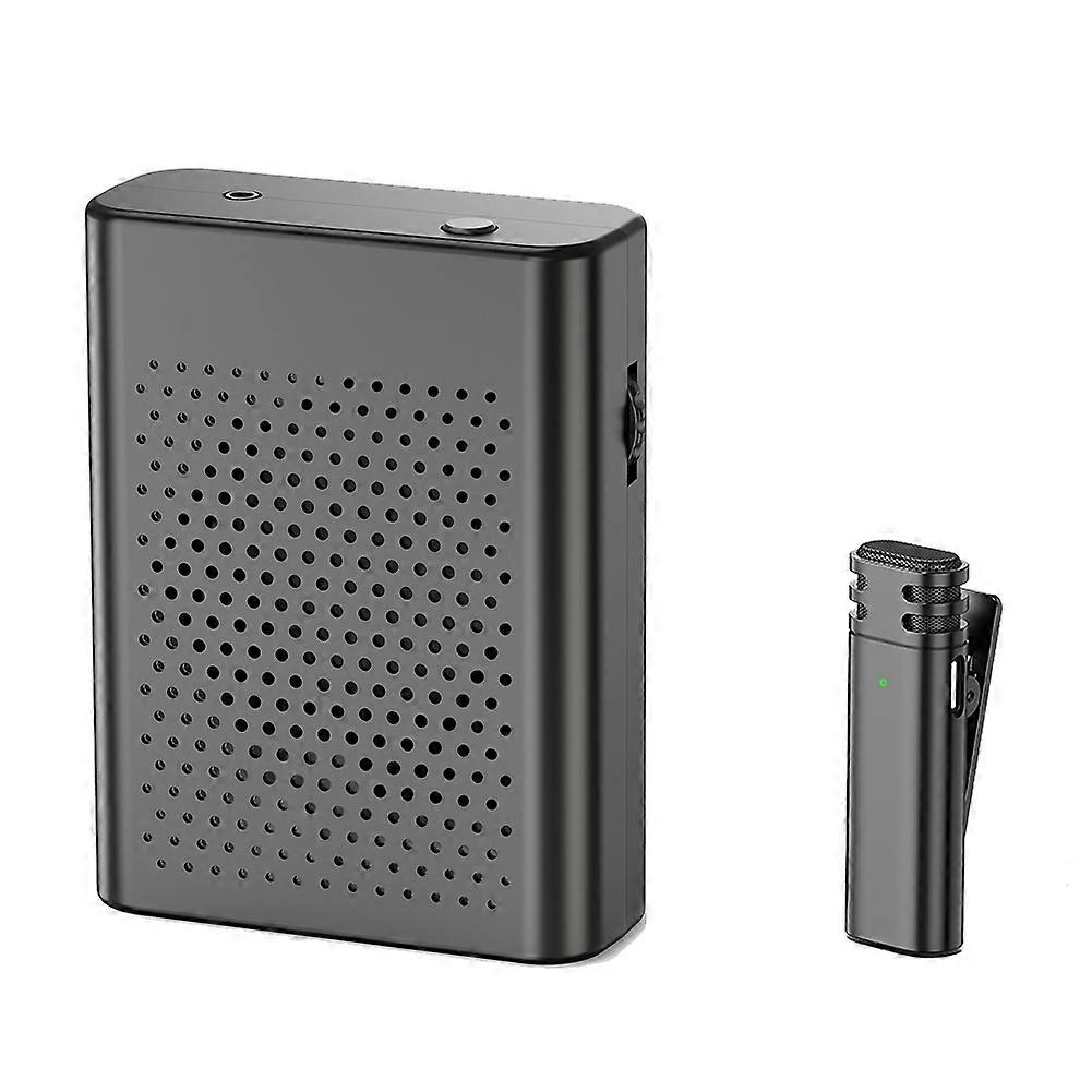 Wireless Voice Amplifier with Wireless Lavalier Microphone, Portable Speaker for Teacher, Streaming,Classroom, Meeting