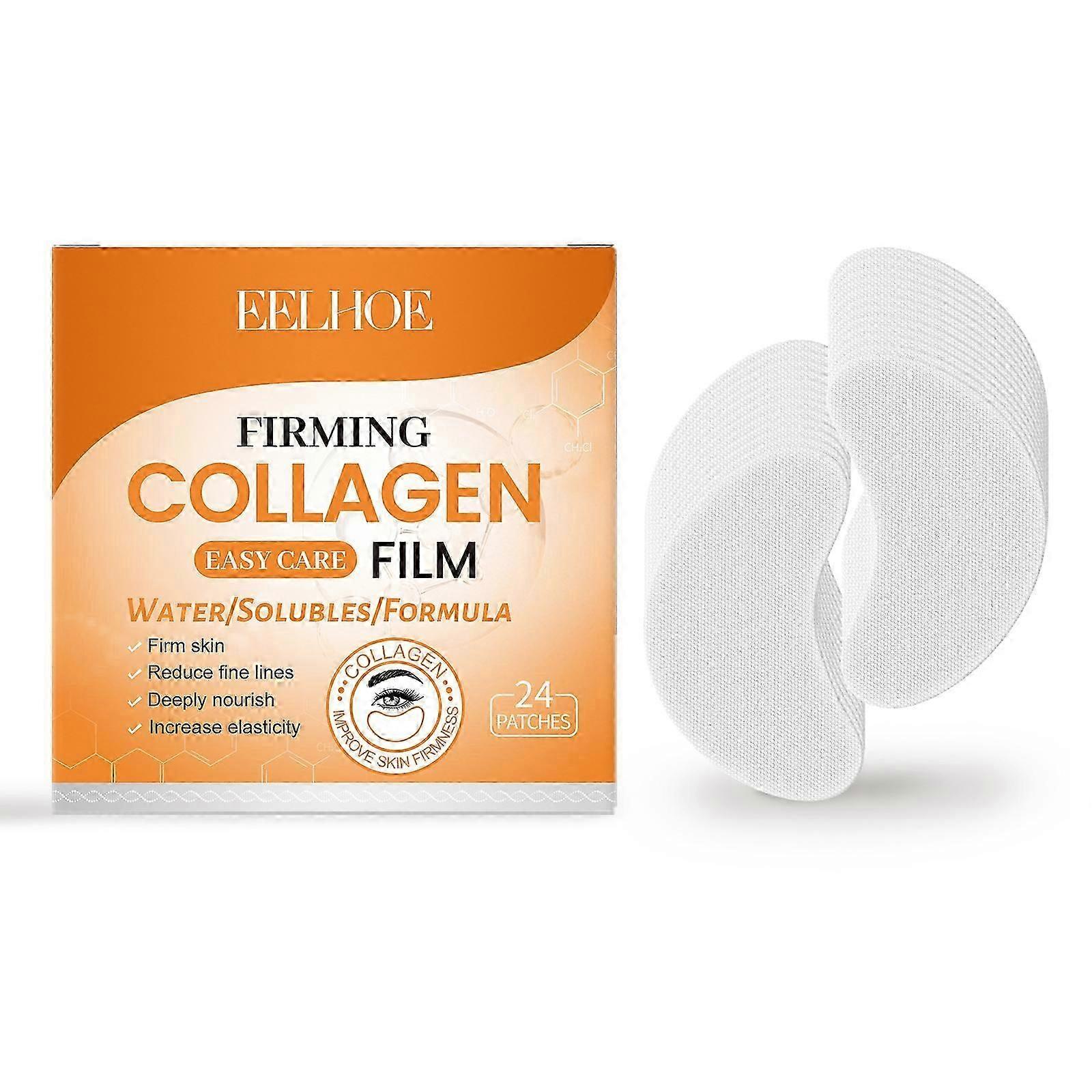 Hydrating Collagen Eye Mask - Reduces Fine Lines, Brightens & Refreshes - 24 Patches