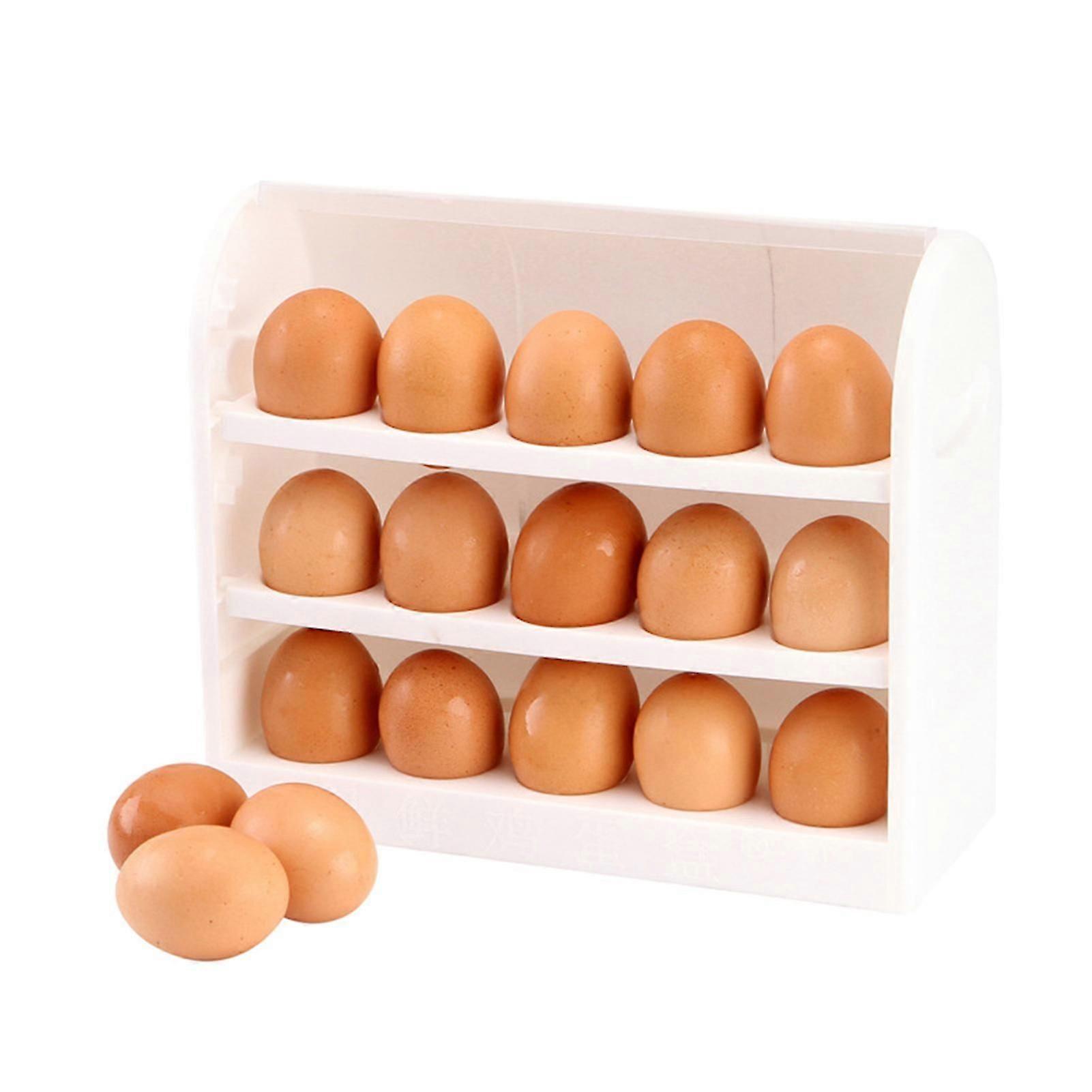Home Plastic Egg Storage Box Easy to Use Egg Container Storing 30 eggs In One Box