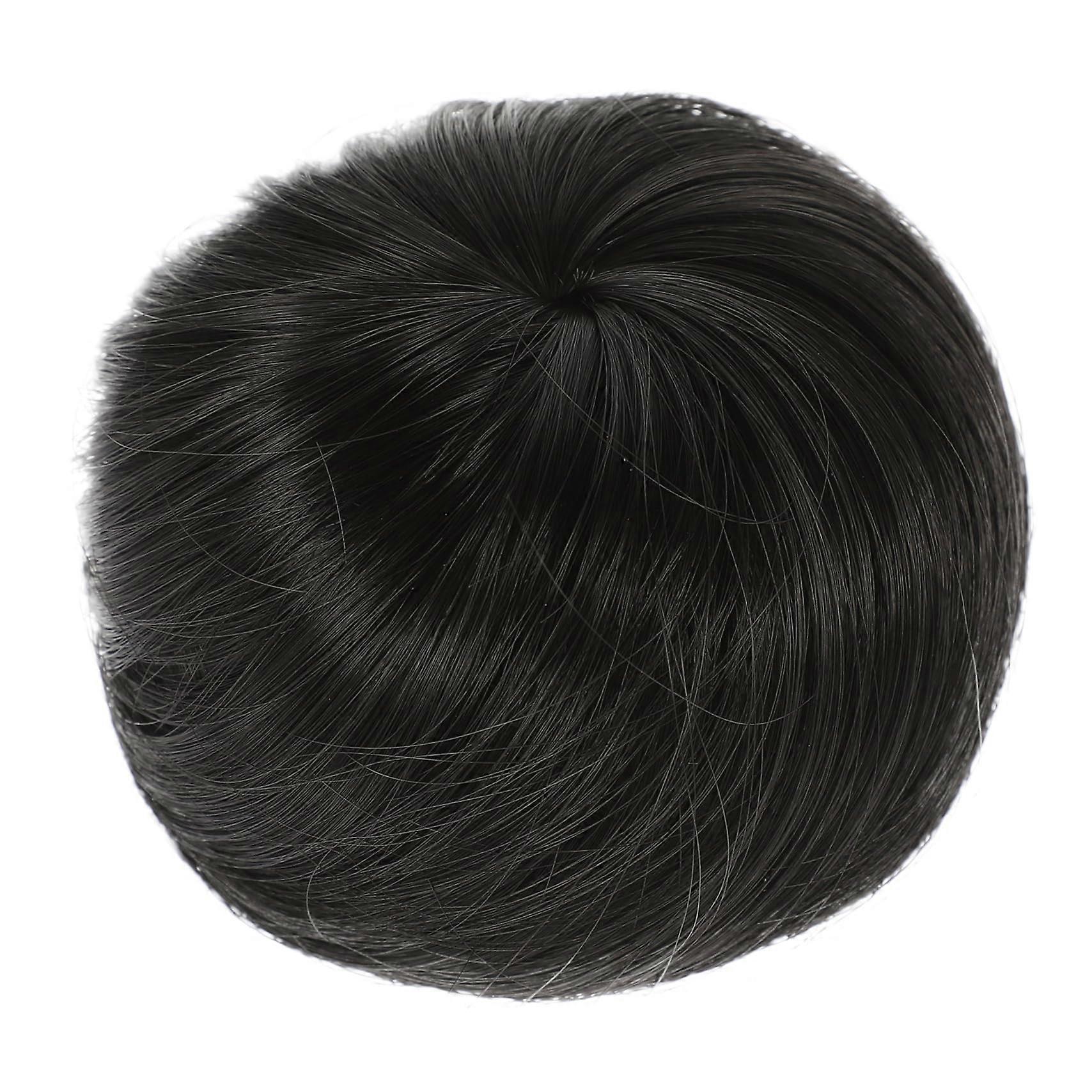 Hair Bun Extension Messy Curly Synthetic Chignon Wig for Women with Realistic Texture