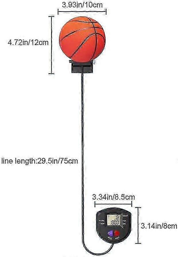 Vertical Jump Measurement Tester Measurement High Jump Basketball Measurement Counting, Black And Red, 29.5 In GuanGuan