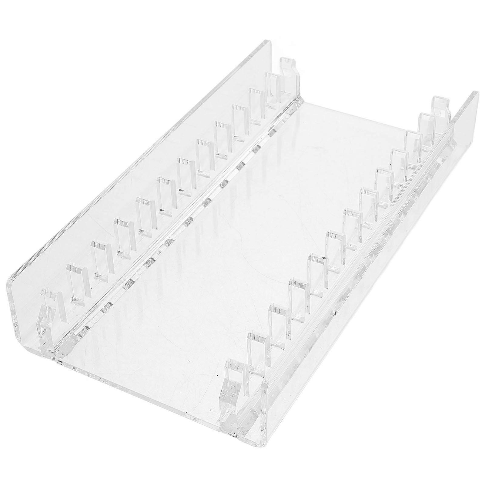 Clear Acrylic Gaming Card Case Holder for 2Pcs Game Cards Bracket
