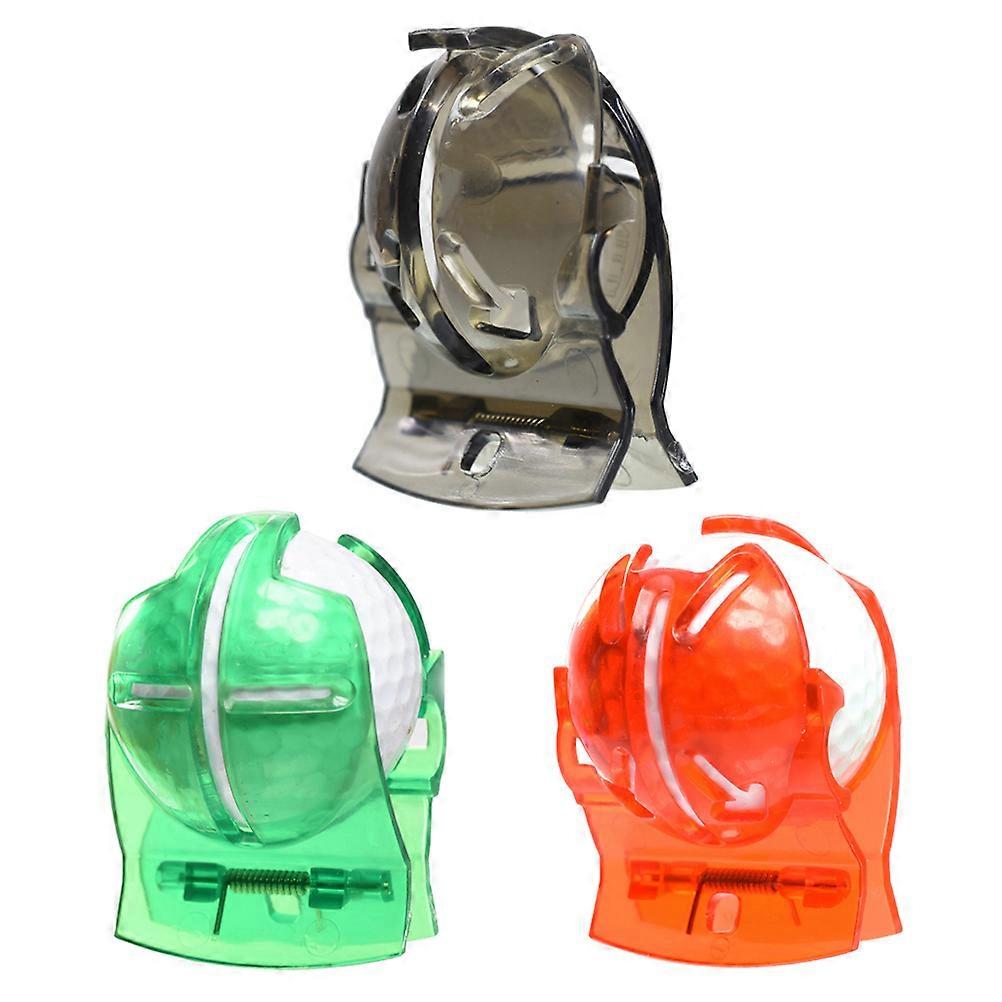 Golf Marker ABS Material Transparent Marker Clip for Practical Use 9Pcs