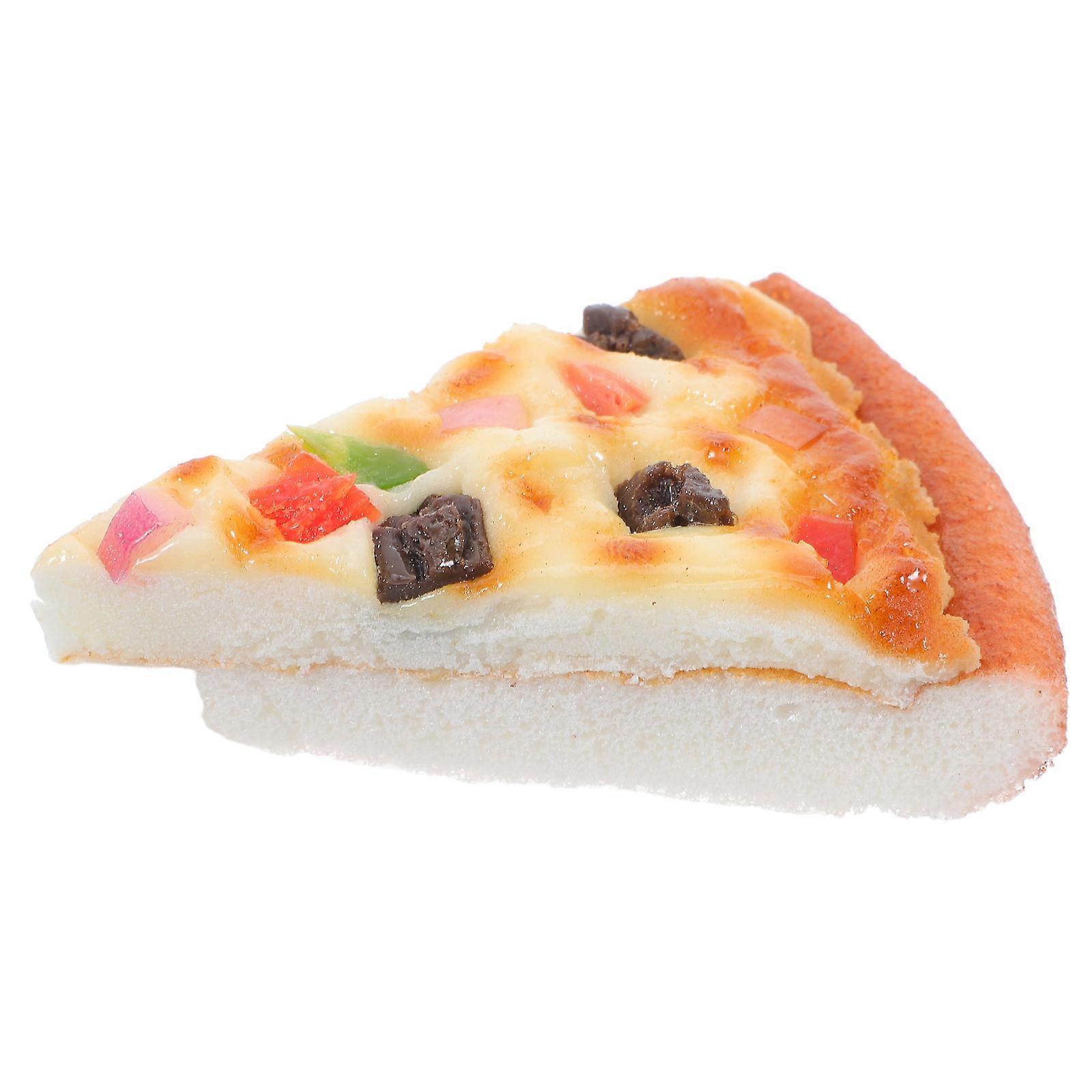 Artificial Pizza Slice Model for Decoration Realistic Kitchen Display Prop