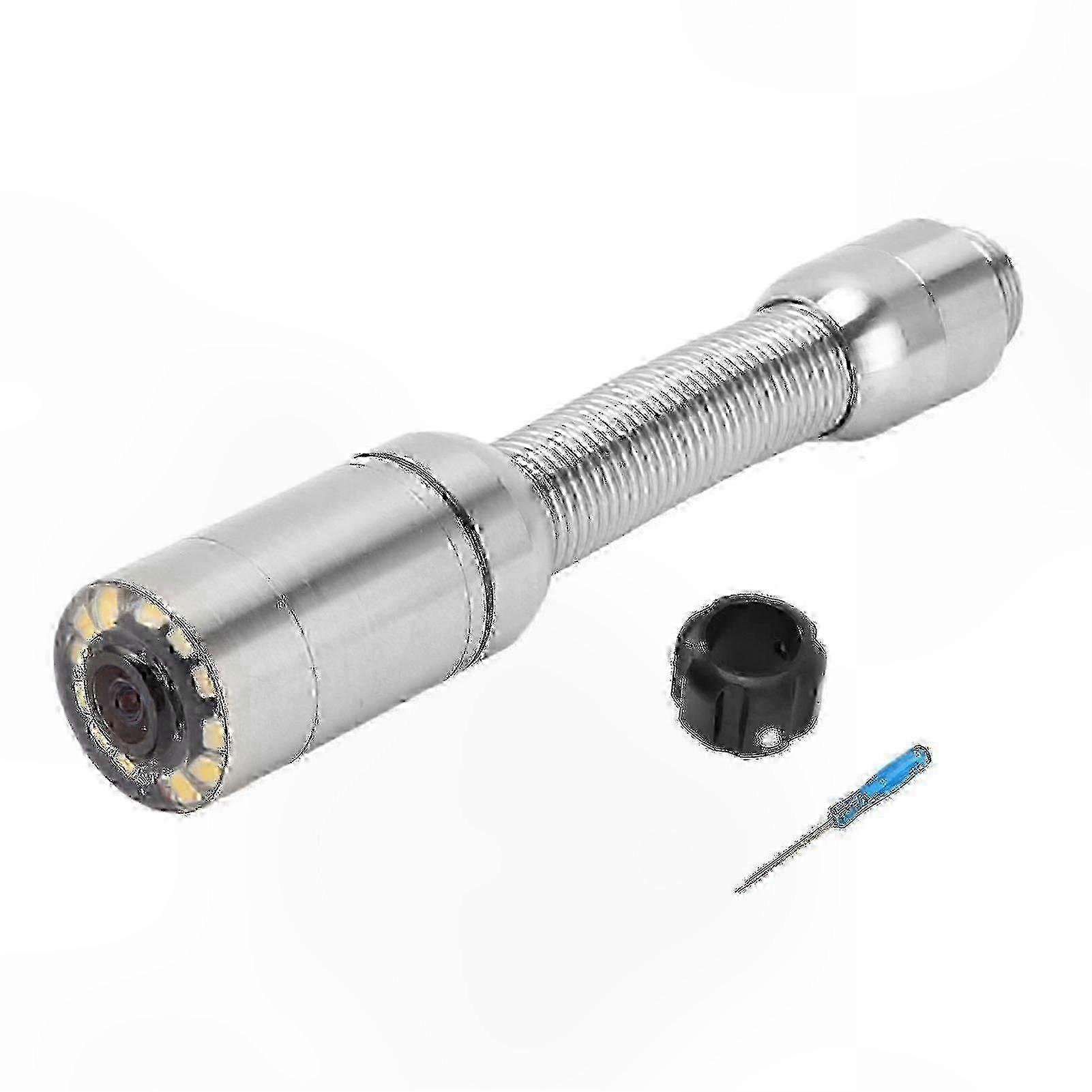 23mm Waterproof Camera Head with 12 LED Lights for Pipe Inspection