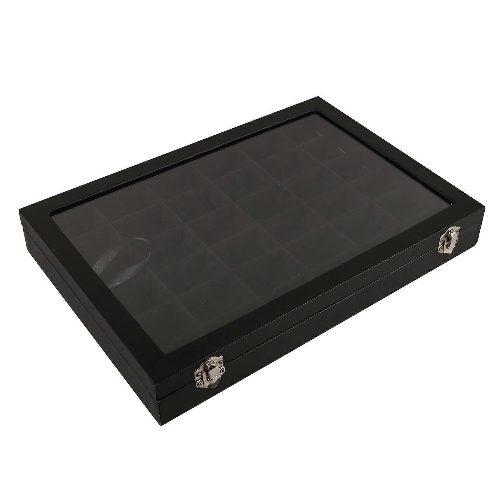 Rock Collection Storage Case for Storage Rock Display Case 36 Grid