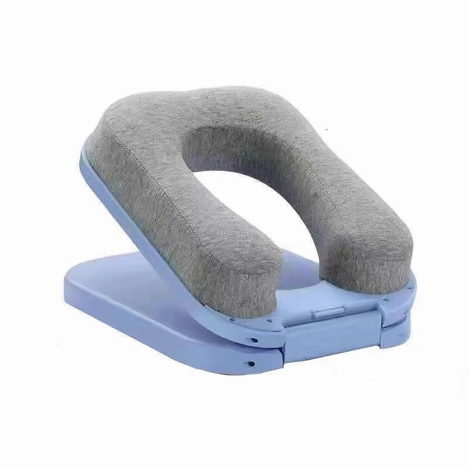Foldable Memory Foam Desk Nap Pillow with Adjustable Height for Office or Travel, Blue 1 Pack
