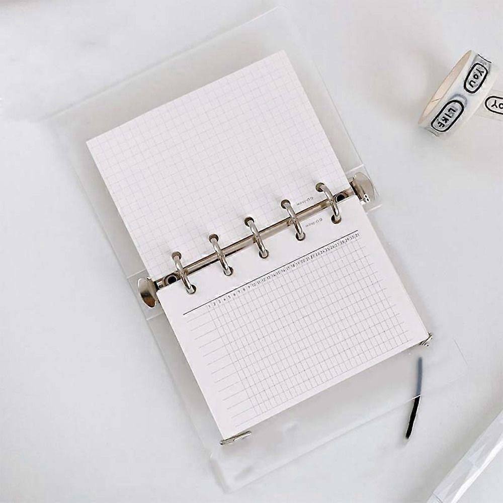 50Sheets M5 A8 Loose-Leaf Notebook Refill Paper Line Grid Index ide Page Cards Inner Refill Binder Paper Pages 5-hole
