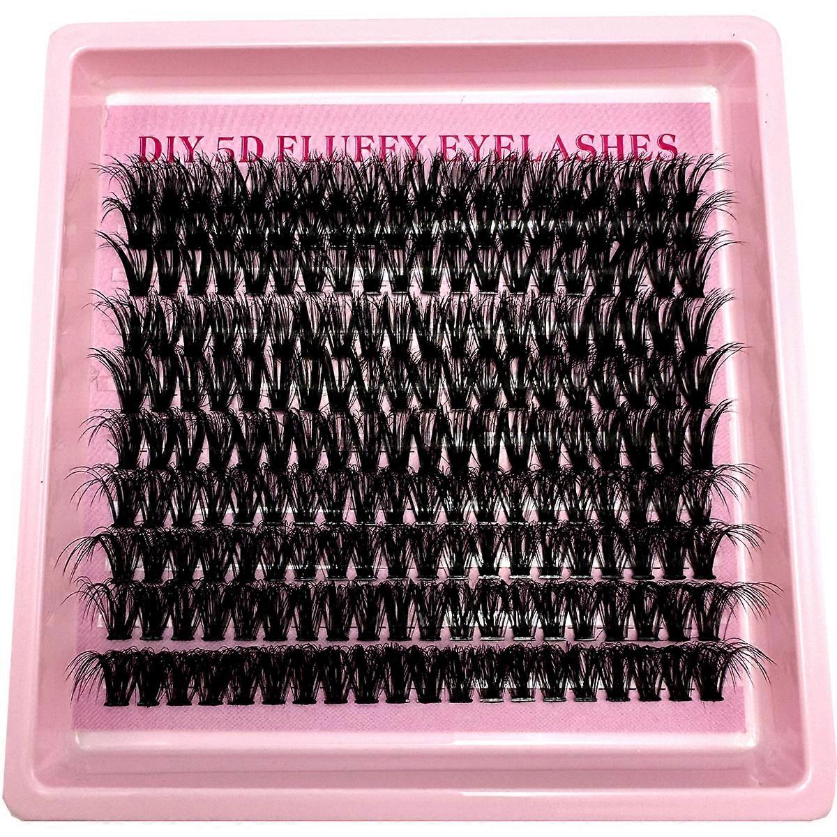 60D-100D Bottom&Spiky Lashes Clusters Volume Individual Lashes Cluster Extensions Spikes Lashes Clusters DIY Fairy/Manga Eyelash