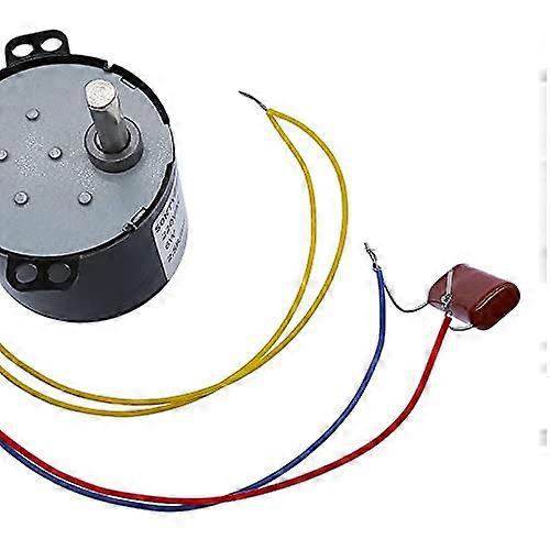 50KTYZ Permanent Magnet Synchronous Motor 220V AC Speed Reducer 6W 20RPM Controllable Positive Negative Inversion
