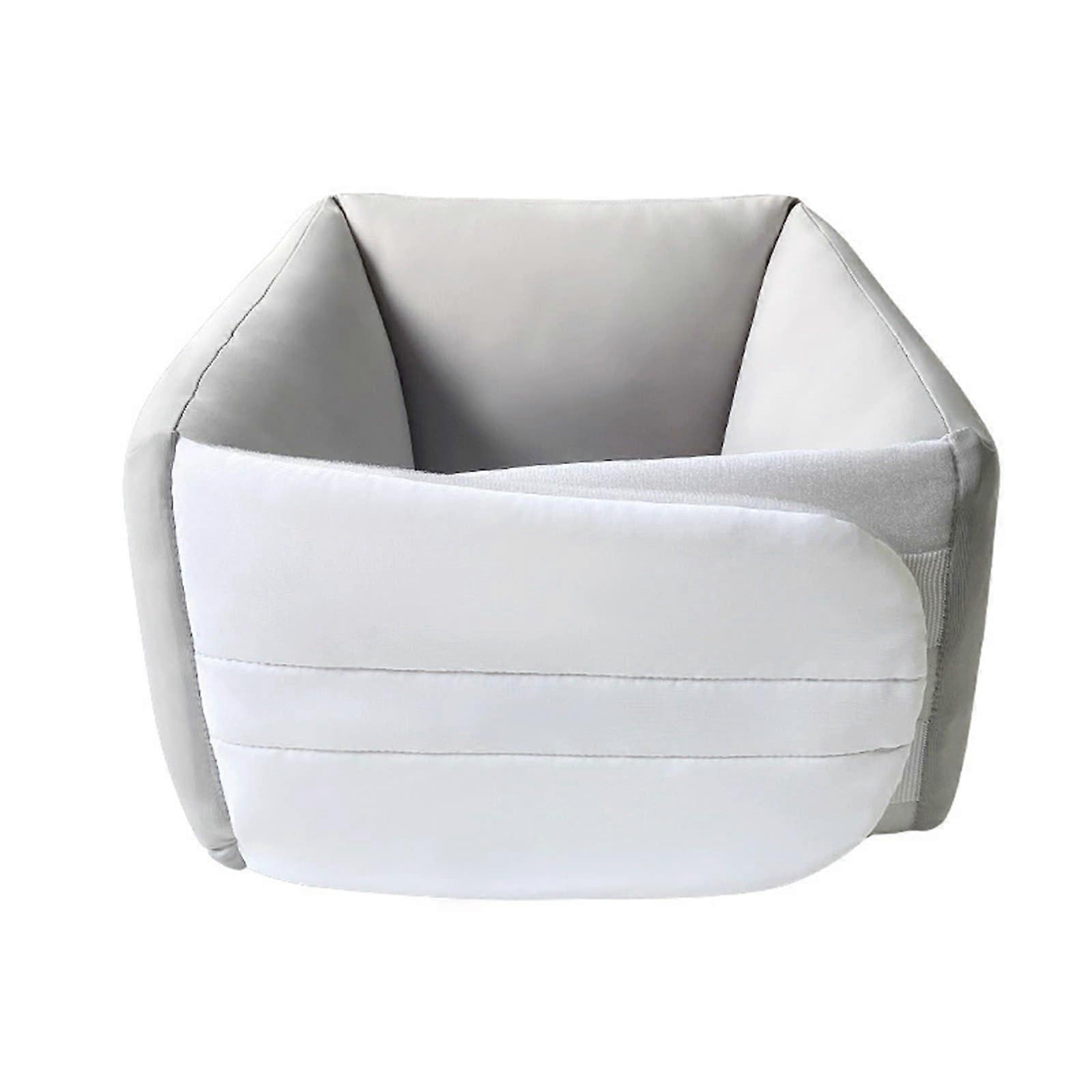 Lumbar Support Pillow with 360° Ergonomic Comfort, Adjustable Back Cushion, Breathable Ice Cotton for Bed