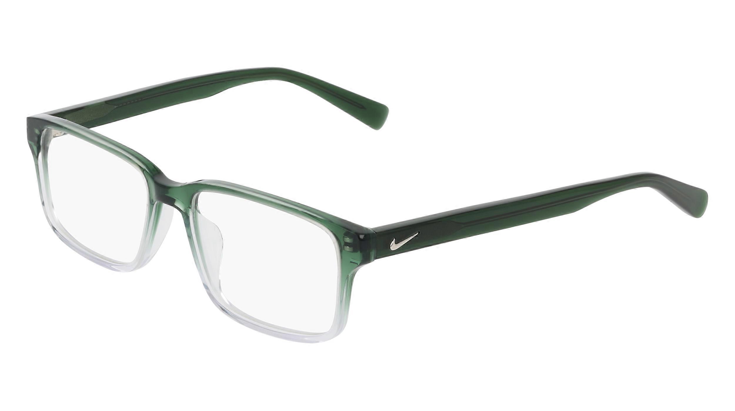 Eyewear Frames NIKE NIKE 1001C 313 FOREST/CLEAR GRADIENT 49/15/135 CHILD