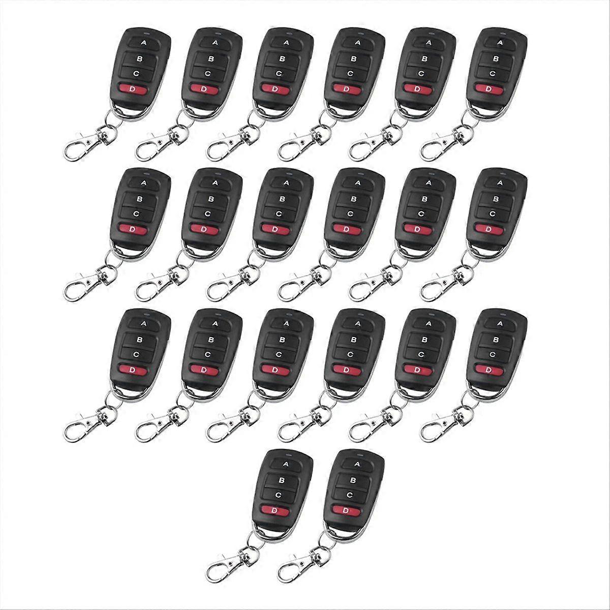 433MHz Copy Remote Control Electric Garage Door Opener Wireless Controller Duplicator Cloning Code  mitter 20Pcs