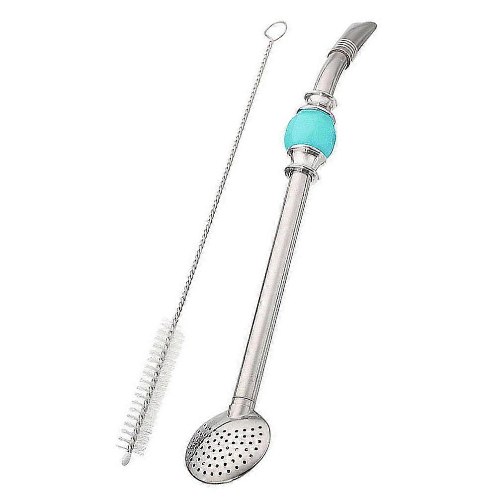 Blue Mate Bombilla Straw Stainless Steel Drinking Filter 2Pcs Pack