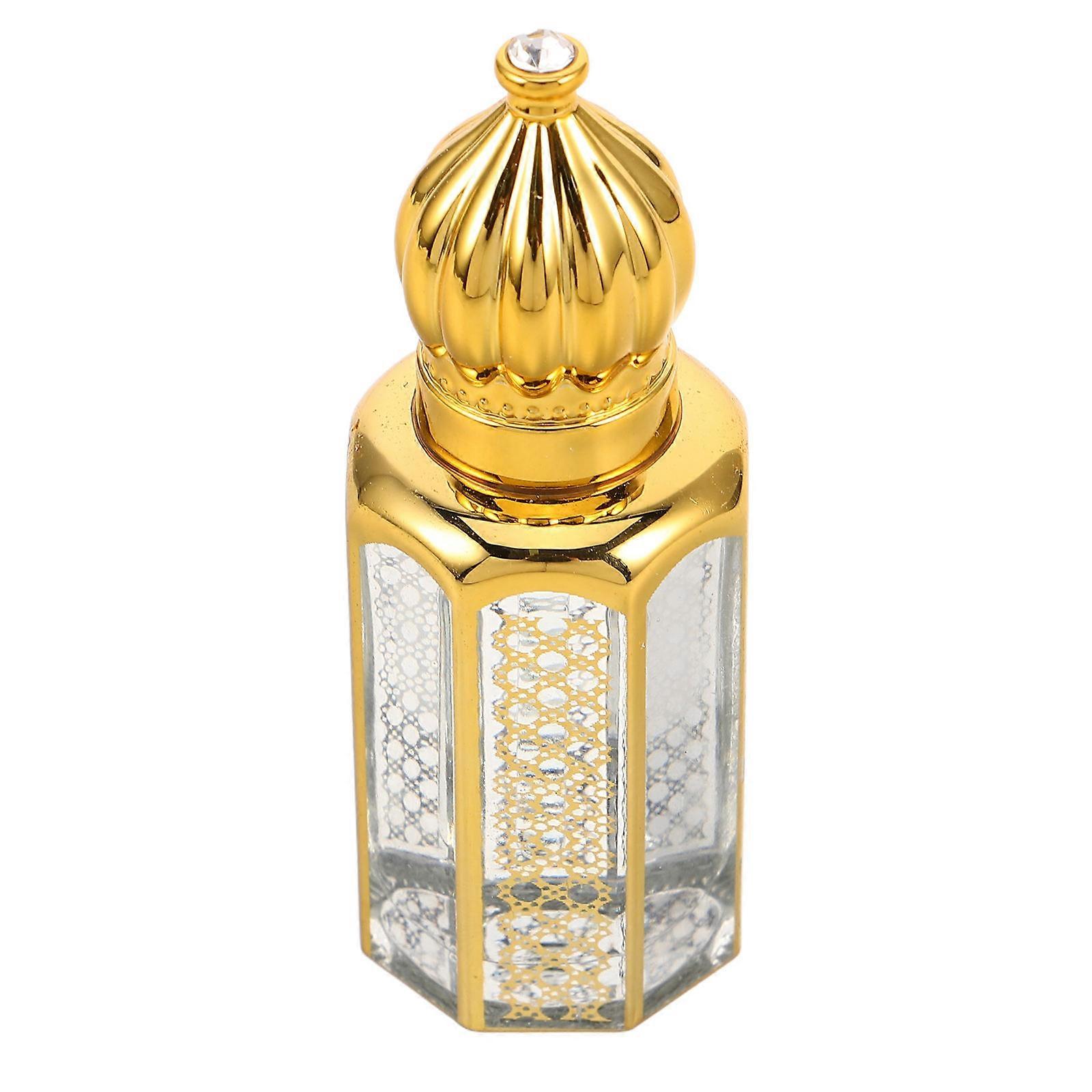 Portable Sample Bottle Vintage Perfume Bottle for Essential Oils 2Pcs