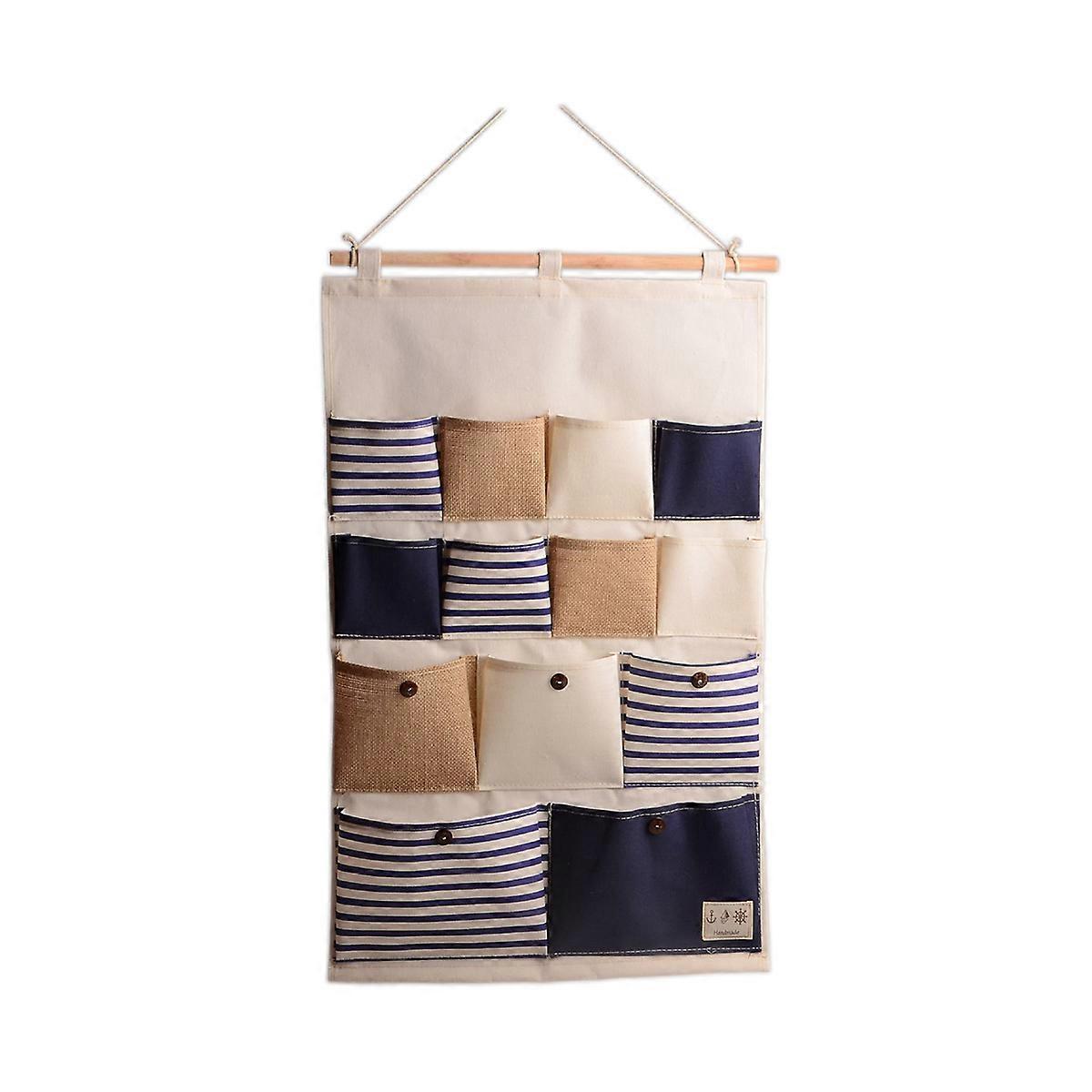 Storage Pocket Organizer Hanging Storage Bag for Stuff Holding 13 Pockets
