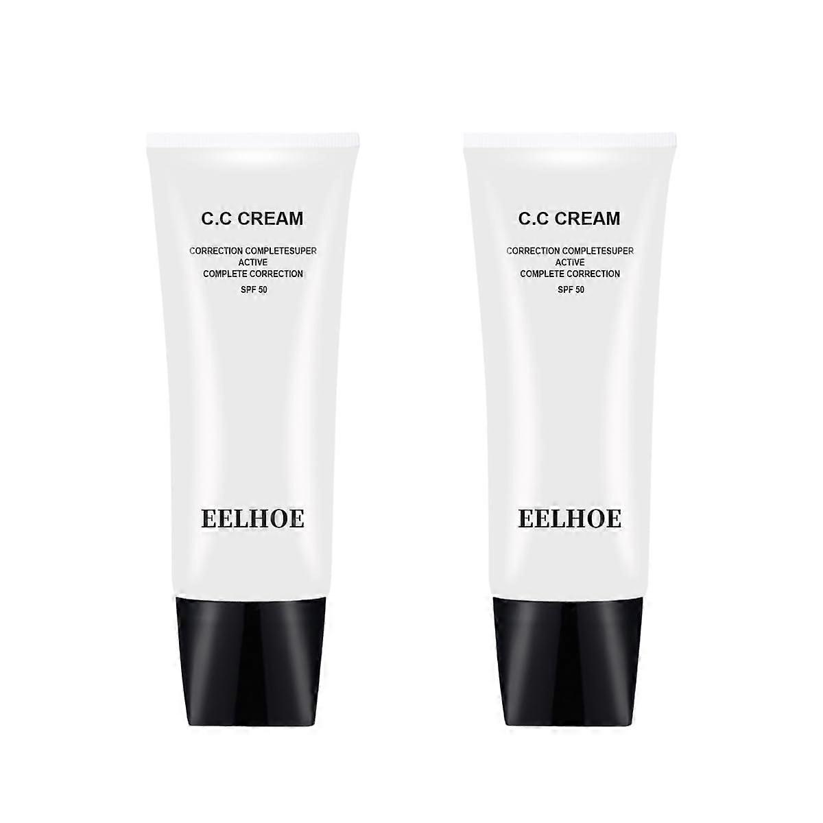 CC Cream SPF 50 Duo for Dark Spots with Hydrating Color Correcting Coverage, 30ml Each