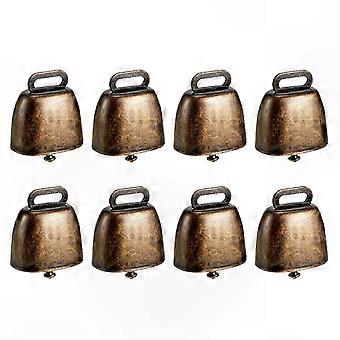 Vintage Personalized Copper Pet Cowbell, Lightweight Anti-Lost Bell for Dogs & Cats