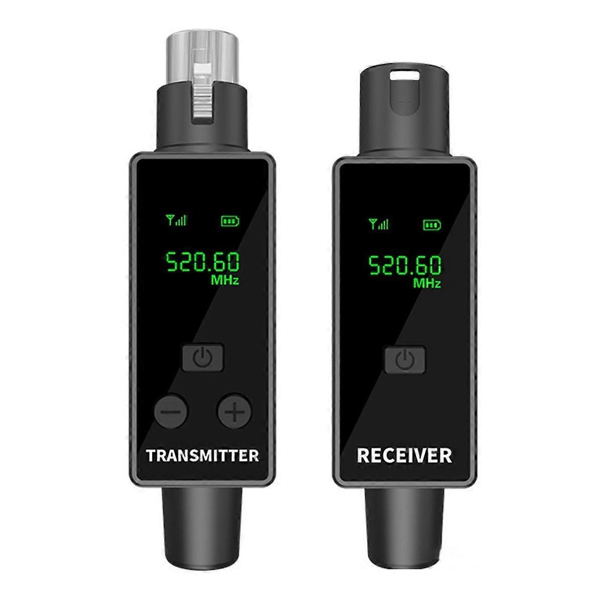 NEW 2.4G XLR Adapter Wireless Microphone Transmitter and Receiver System for Dynamic Microphones, G