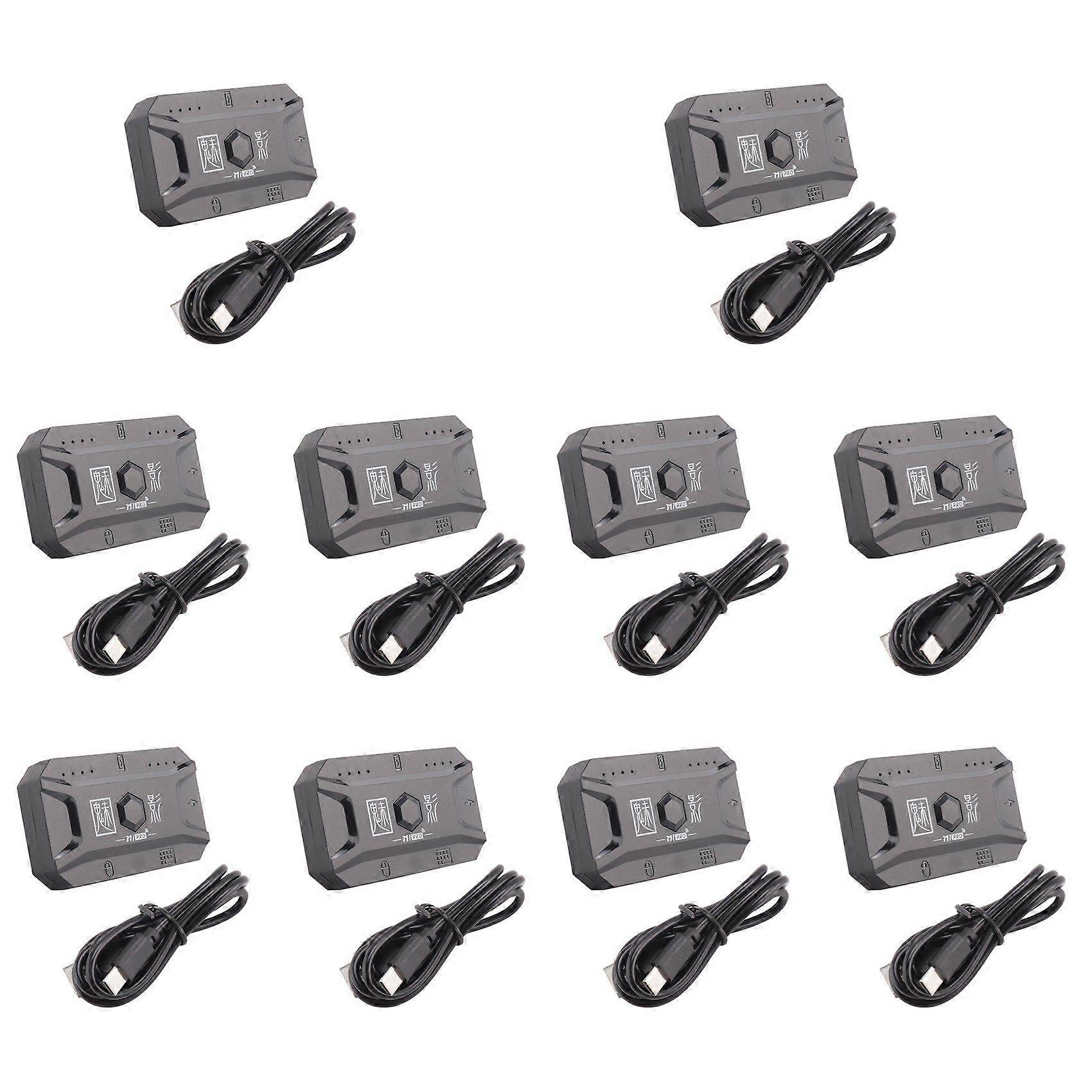 10X Plug and Play Gamepad for PUBG Mobile Controller Gaming Keyboard Mouse Converter Bluetooth 5.0 for Android Adapter