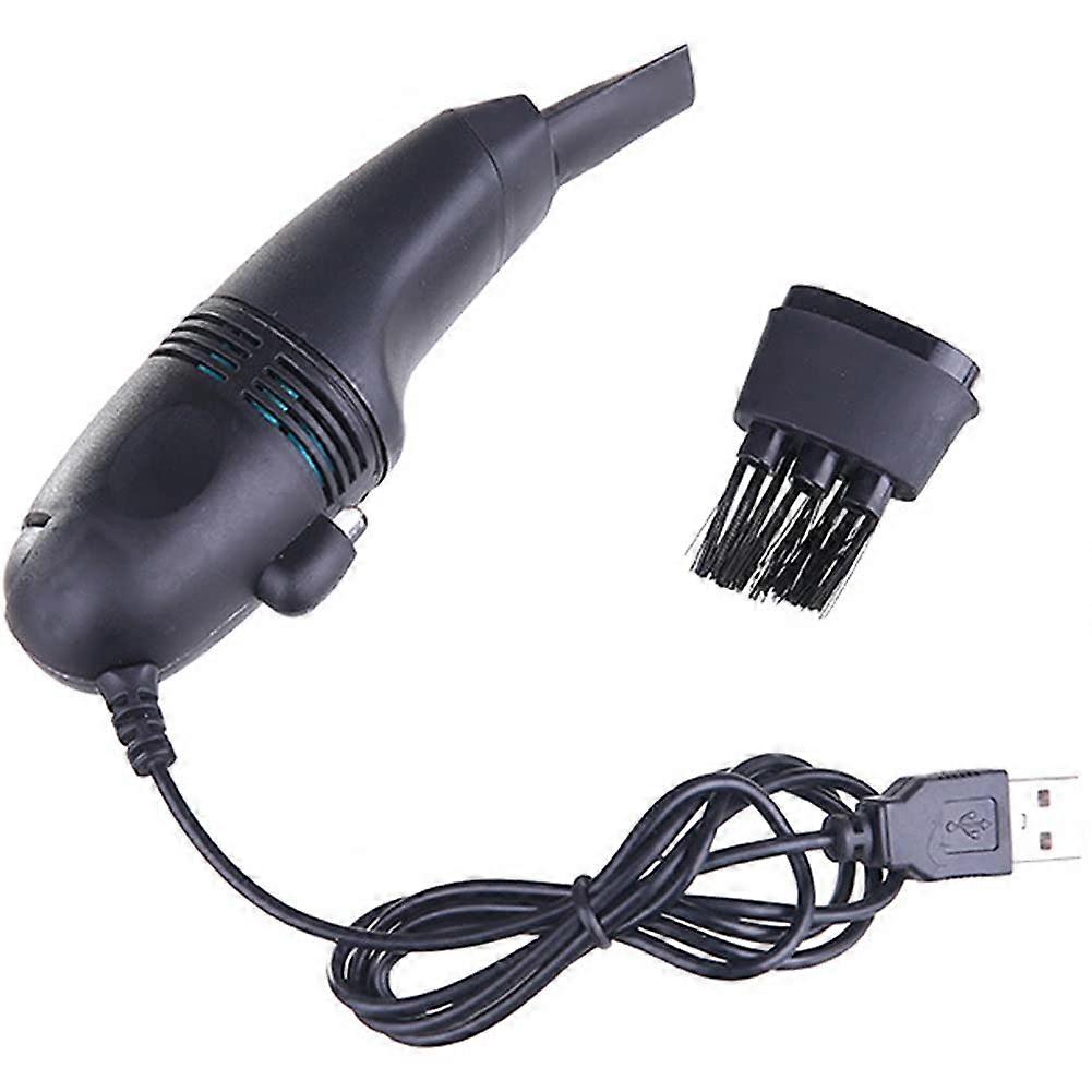 Mini USB Keyboard Vacuum Cleaner with Brush for Desktop Computer Phone Powerful Handheld Cleaning