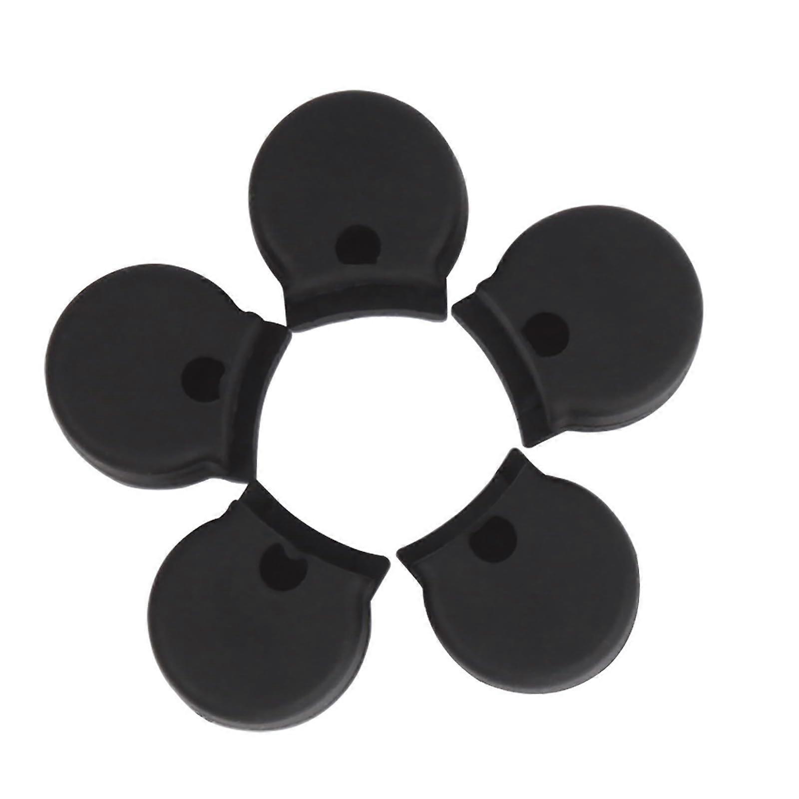 5pcs Rubber Clarinet Thumb Rest Pad Protector Relieves Fatigue Comfortable Ergonomic Support